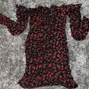 Red Rose 🥀 Scrunchie Dress